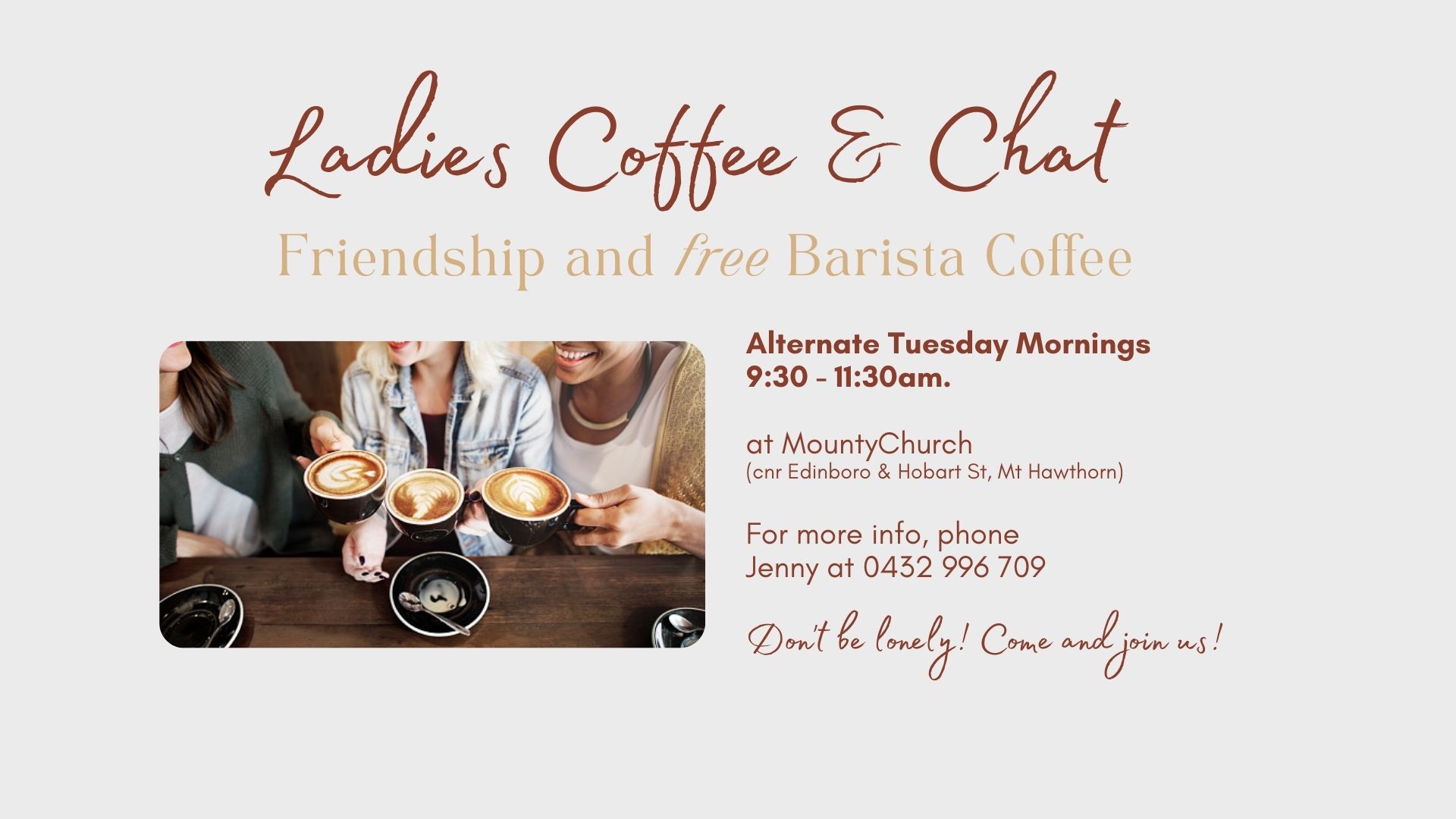 Ladies Coffee and Chat